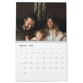 Aangepaste foto-agenda 2026 kalender (Feb 2027)