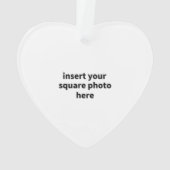 Aangepaste foto Alaska Icebergs Keepomwille Souven Ornament (achterkant)