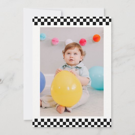 Aangepaste foto, Alle leeftijd, auto thema jongen  Kaart (Achterkant)