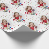 Aangepaste foto Alles kleurrijk Cadeaupapier (Hoek)