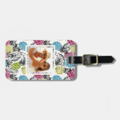 Aangepaste foto-anananaslaghandpalmen bagagelabel (Voorkant horizontaal)