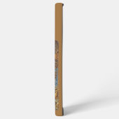 Aangepaste Foto Antiek Skeleton Key Lijst Ontwerp Samsung Galaxy Hoesje (Linkerkant)