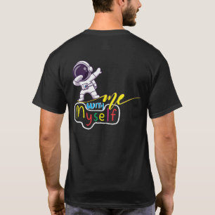 Aangepaste foto astronaut met mij mezelf leuk t-shirt