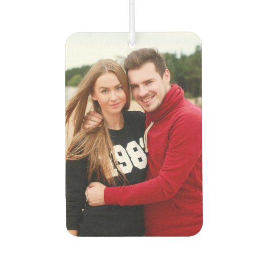 Aangepaste foto auto luchtverfrisser gepersonalise (Voorkant)