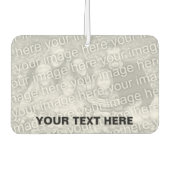 Aangepaste foto auto luchtverfrisser | Uw afbeeldi (Voorkant)