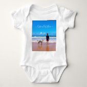 Aangepaste foto-Baby Bodysuit van uw foto's en tek (Voorkant)