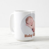 Aangepaste foto Baby Ellie Koffiemok (Voorkant links)