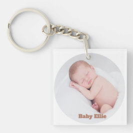 Aangepaste foto Baby Ellie Sleutelhanger