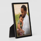 Aangepaste foto Baby liefde personaliseren Fotoplaat (Zijkant)