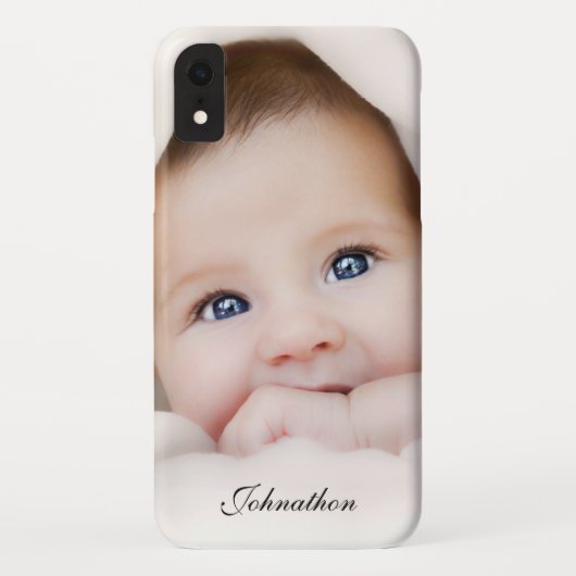Aangepaste foto Baby personaliseren Case-Mate iPhone Case (Achterkant)