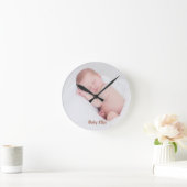 Aangepaste foto Baby Ronde Klok (Huis)