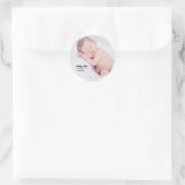 Aangepaste foto Baby Ronde Sticker (Tas)