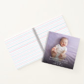 Aangepaste foto-Baby Sjabloon Aangepast Notitieboek (Binnen)