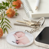 Aangepaste foto Baby Sleutelhanger (Voorkant Rechts)