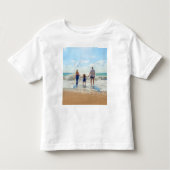 Aangepaste foto Baby T-shirt - Uw eigen ontwerp (Voorkant)