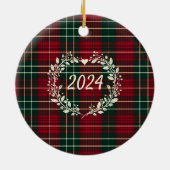 Aangepaste foto Baby's eerste Keramisch Ornament (Achterkant)