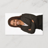 Aangepaste foto BACK Professional roze glitter Visitekaartje (Achterkant)