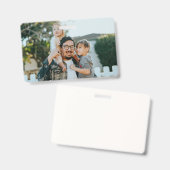 Aangepaste foto badge (Voor- en achterkant)