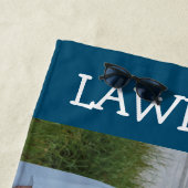 Aangepaste foto-badhanddoek - persoonlijke cadeaut strandlaken (In situ)