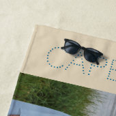 Aangepaste foto-badhanddoek - persoonlijke cadeaut strandlaken (In situ)