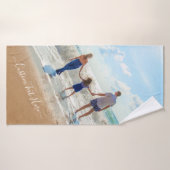 Aangepaste foto badhanddoek Uw eigen ontwerp met t (Badhanddoek)