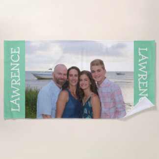 Aangepaste foto-badhanddoeken - gepersonaliseerd c strandlaken