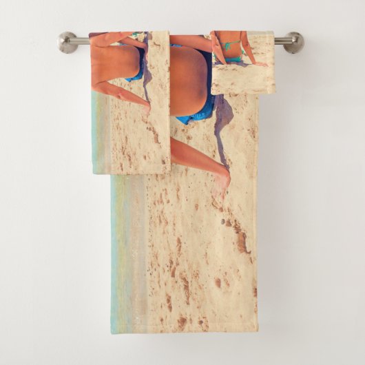 Aangepaste foto badhanddoeken met tekst bad handdoek (Insitu)