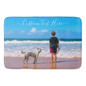 Aangepaste foto badmat Uw favoriete foto en tekst (Voorkant)