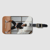 Aangepaste foto bagagelabel (Voorkant (horizontaal))