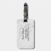 Aangepaste foto bagagelabel (Achterkant verticaal)