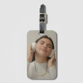 Aangepaste foto bagagelabel (Voorkant (verticaal))