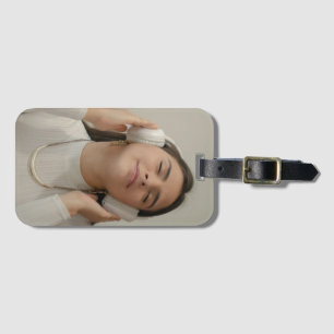 Aangepaste foto bagagelabel