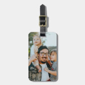 Aangepaste foto bagagelabel (Voorkant verticaal)