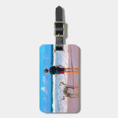 Aangepaste foto Bagagelabel met uw foto's ontwerp (Voorkant verticaal)