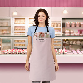 Aangepaste Foto Bakkerij Roze Schort