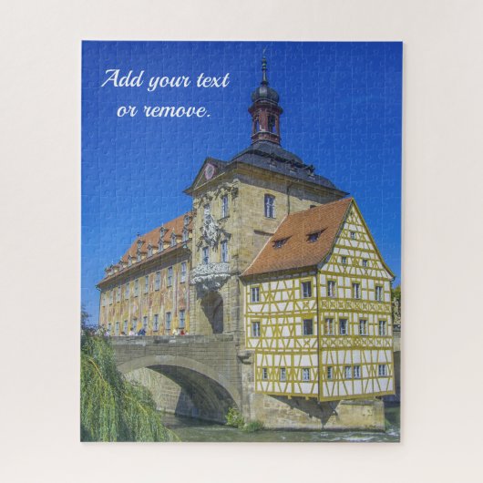 Aangepaste foto, Bamberg Town Hall, Beieren, Duits Legpuzzel (Verticaal)