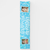 Aangepaste foto Band stranden water Band van Birth Spandoek (Verticaal)