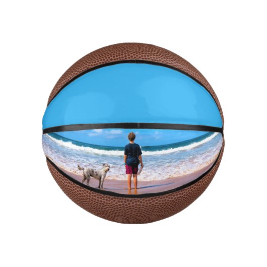 Aangepaste foto basketbal cadeau met uw foto's (Voorkant)