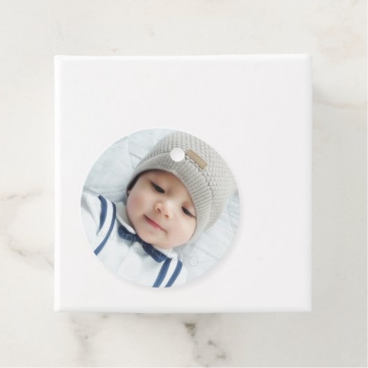 Aangepaste foto bedankjes labels (In situ)