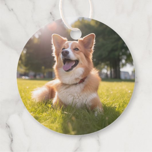 Aangepaste foto bedankjes labels (Achterkant)