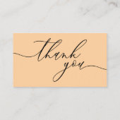 Aangepaste foto Bedankt voor het delen van de trou Informatiekaartje (Achterkant)