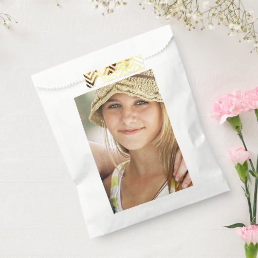 Aangepaste foto bedankzakje (Gezegeld)