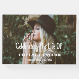 Aangepaste foto Begrafenis viering van het leven M Gastenboek