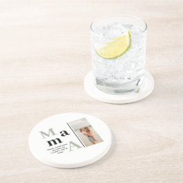 Aangepaste Foto & Bericht Sandstone Onderzetter vo