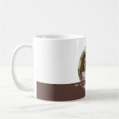 Aangepaste Foto & Bericht Wit & Bruin C33 Geheugen Koffiemok (Links)