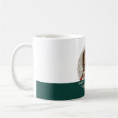Aangepaste Foto & Bericht Wit & Groen C21 Geheugen Koffiemok (Links)