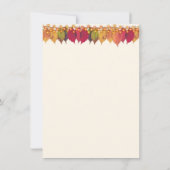 Aangepaste foto bespaart de najaarse datumverlicht aankondiging (Achterkant)