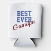 Aangepaste foto Best Ever Grandpa Blikjeskoeler (Voorkant)