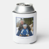 Aangepaste foto Best Ever Grandpa Blikjeskoeler (Blikje Achterkant)