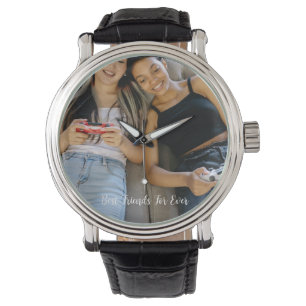 Aangepaste foto Best Friends Forever Custom Horloge